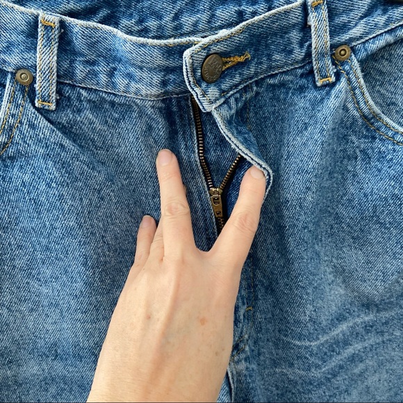 Vintage Lee Balloon Leg Hi Rise Mom Jeans 28 - Picture 4 of 8